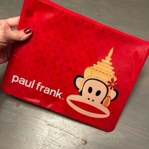 Paul Frank vinyl clutch pouch zip❤️